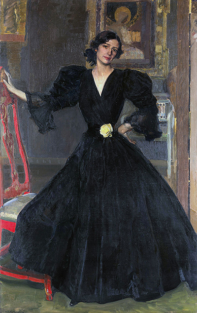 Senora de Sorolla in Black Joaquin Sorolla